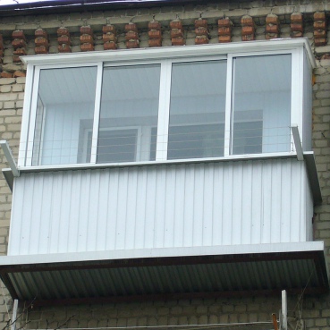 Алюминиевые балконные рамы